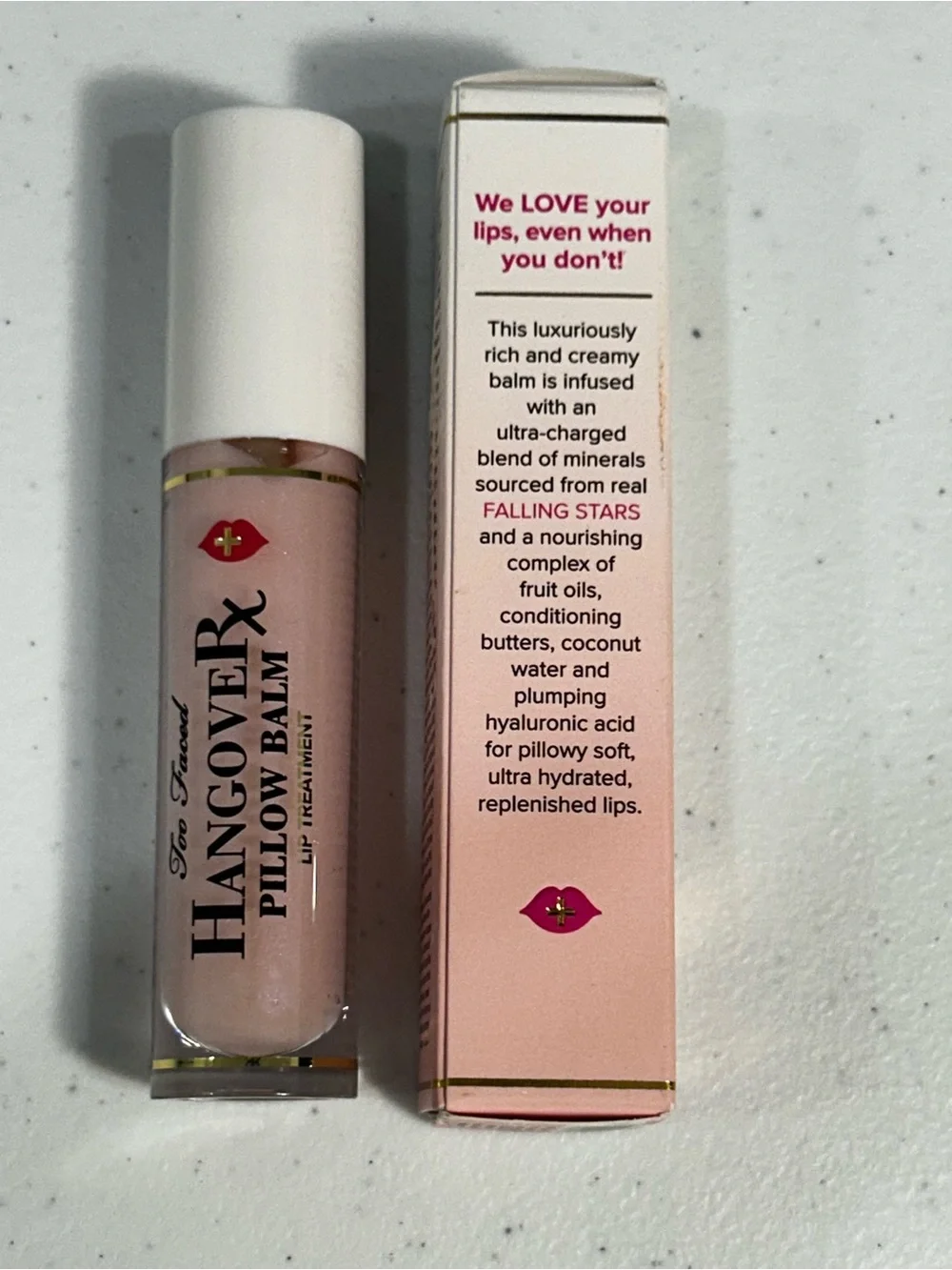 Too Faced | Hangover Rx Pillow Balm Hydrating Lip Treatment | 0.20 Fl. Oz. | NWT
